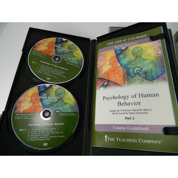 Psychology of Human Behavior Social Sciences The Great Courses 1-3 6 DVD 3 Books - Picture 9 of 16